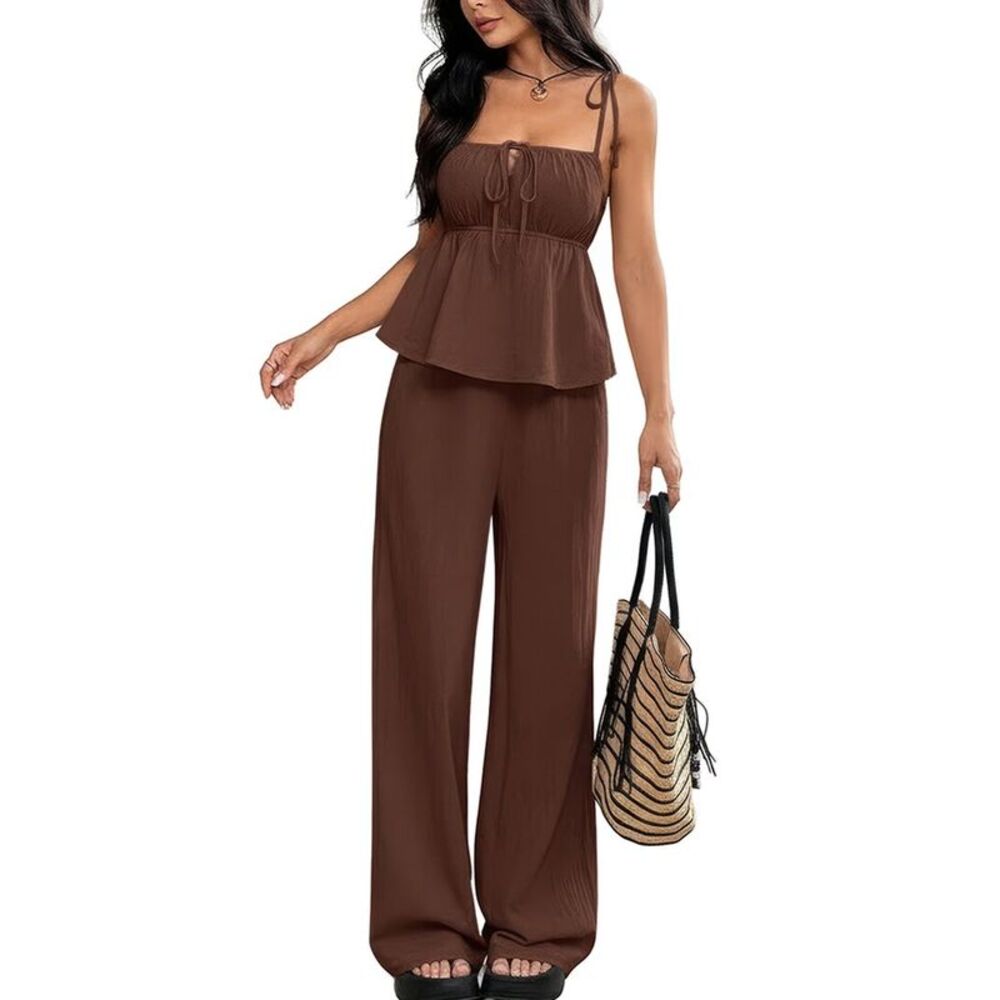 Maya Rosa Womens 2Pc Top & Pant Set